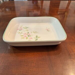 White Ceramic Plate by Ashley Ceramics Freezer Oven Proof Microwave to Table